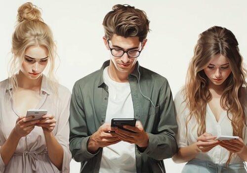 Ucieczka od dyskomfortu w telefon